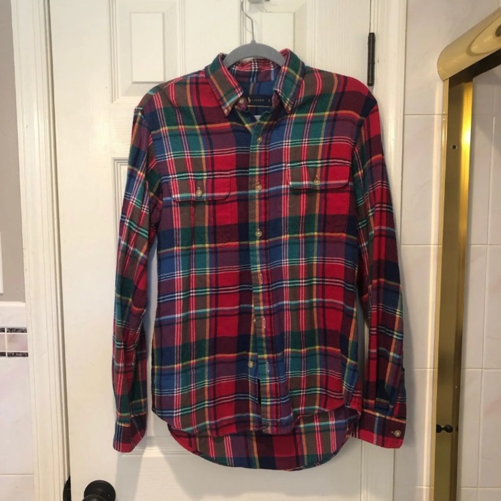 Ralph Lauren Flannel with Elbow Patches